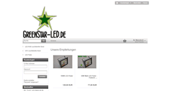 Desktop Screenshot of greenstar-led.de