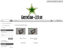 Tablet Screenshot of greenstar-led.de